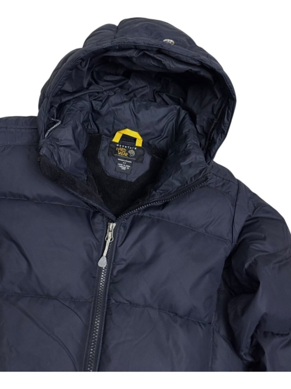 MOUNTAIN HARDWEAR Coat Down Fill Black Winter Long Puffer Parka Jacket Womens S - Picture 3 of 9